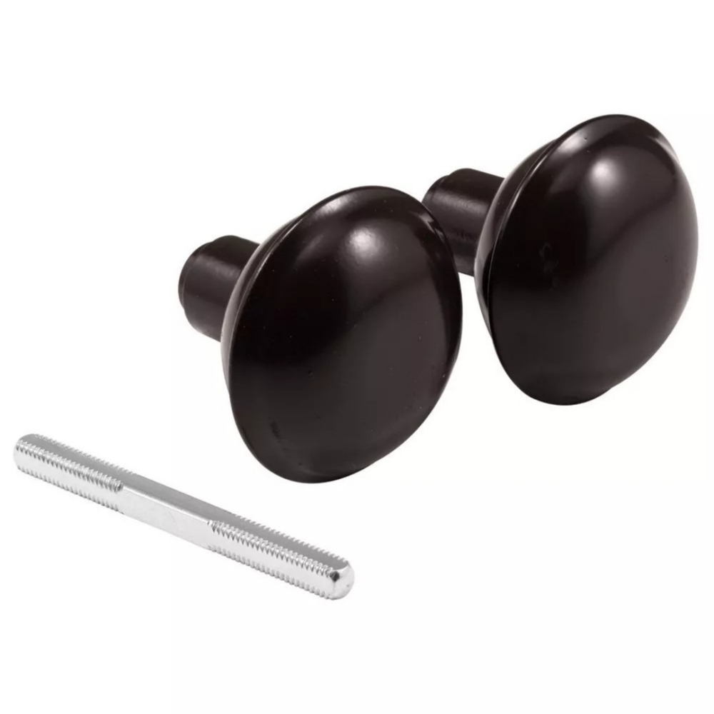 Line E 2499 Solid Brass Vintage Door Knob Spindle Set, 2-1/4 In (2packages)
